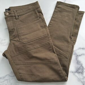BDG Urban Outfitters Brown Moto Ankle Zipped Skinny Jeans Size 28